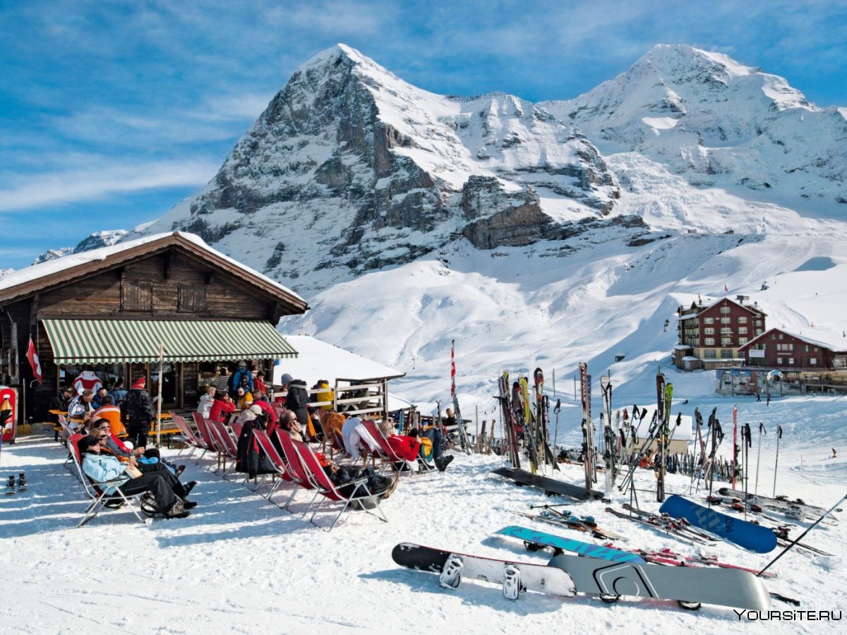 Швейцария Альпы горнолыжные курорты