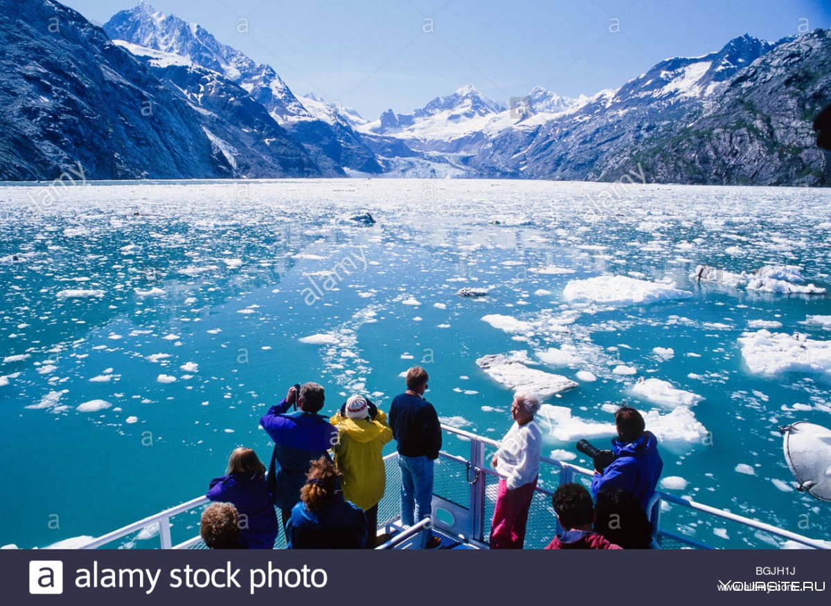 Каякинг ледник Аляска