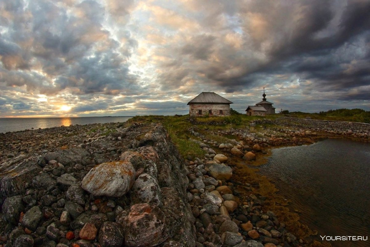 Белое море Соловецкие острова