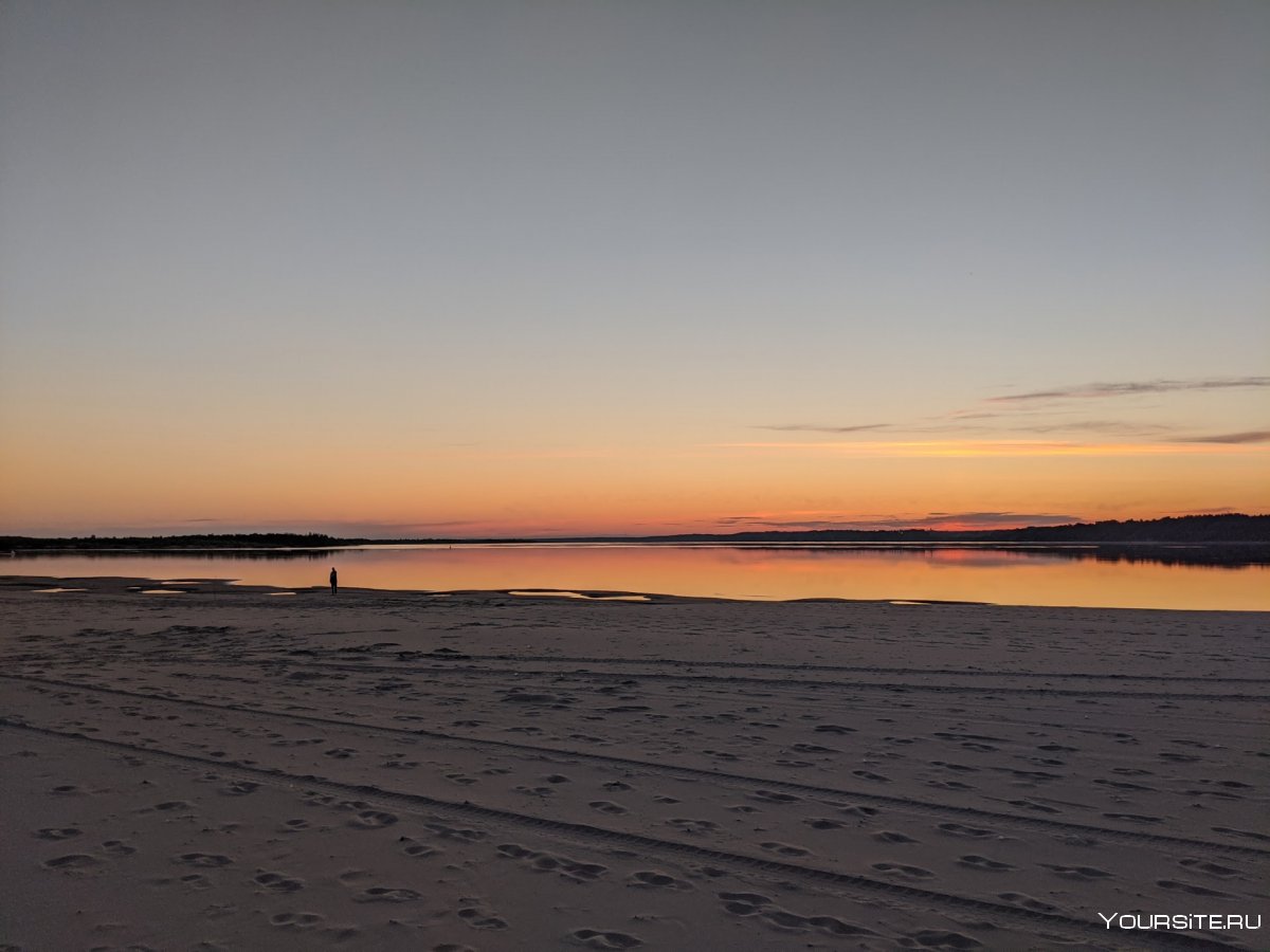 Северная Двина пляж