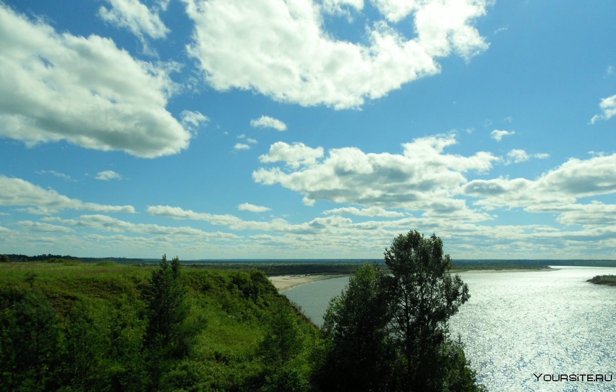 Северная Двина просторы