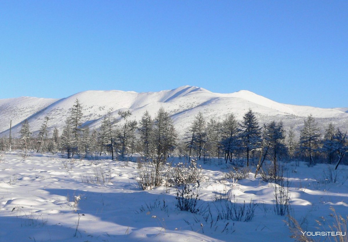 Билибинский район зима