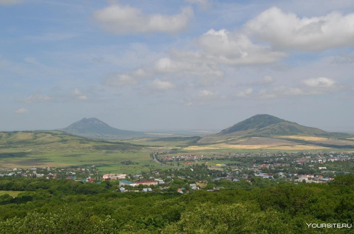 Рельеф Железноводска