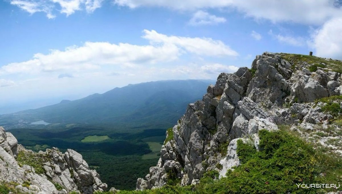 Фон гора Чатырдагъ Крыма