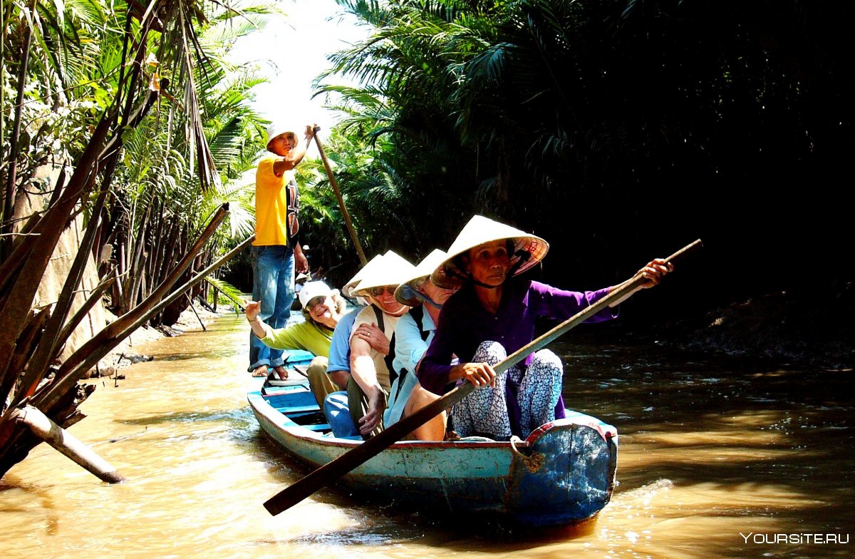Вьетнам Сайгон Дельта реки Меконг