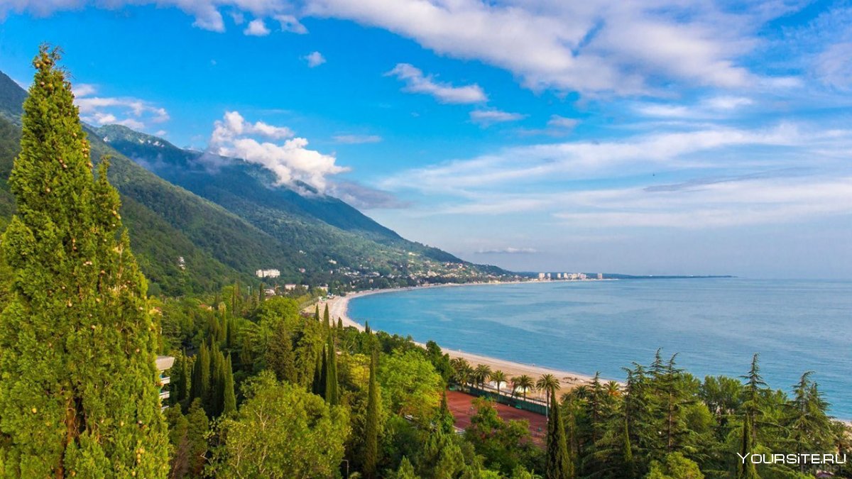 Панорама Гагры Абхазия