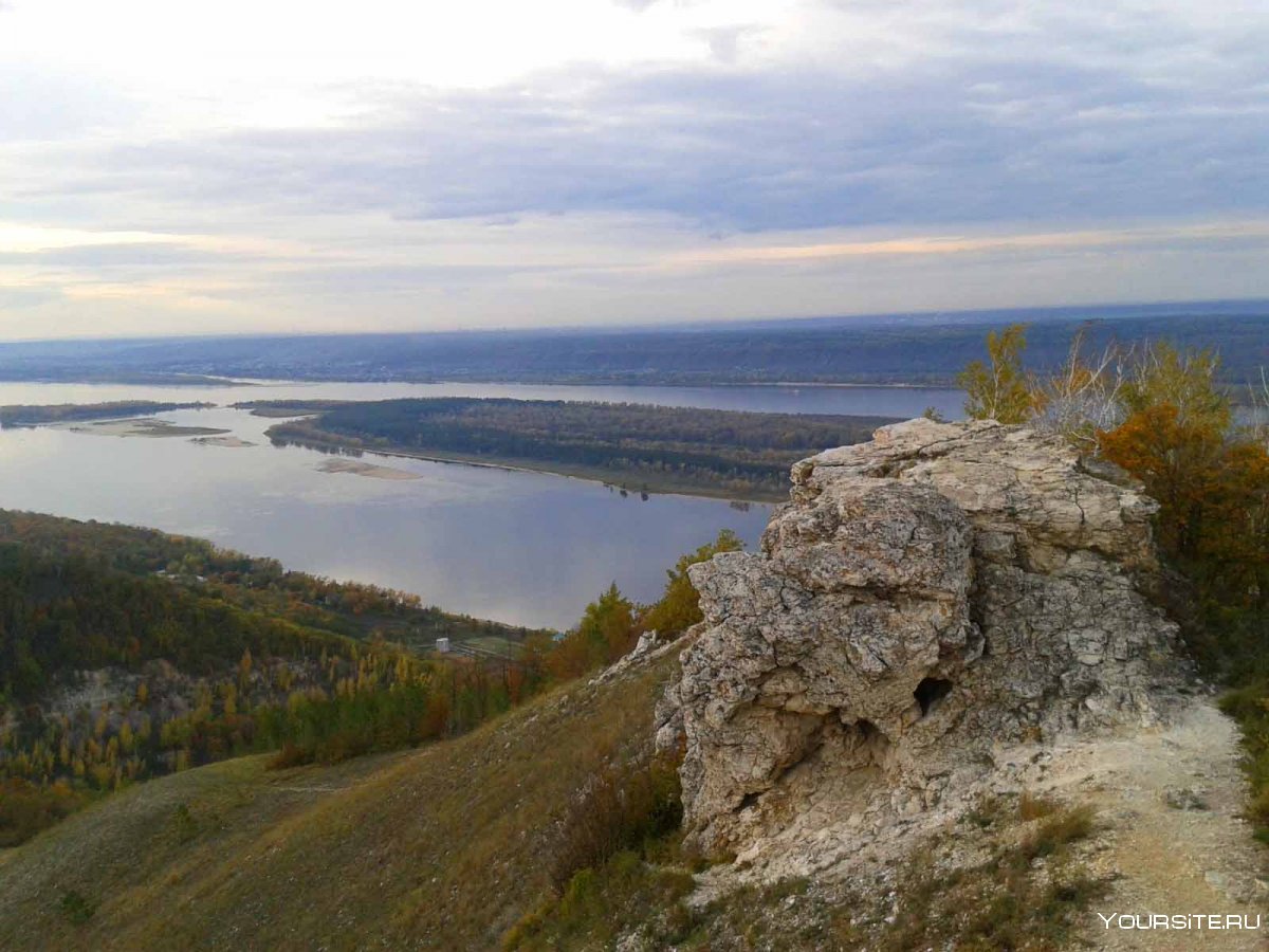 Волга река гора Стрельная