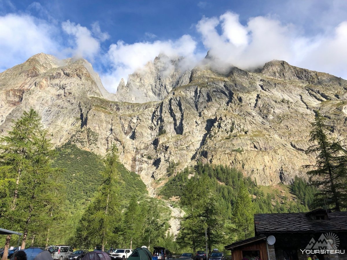Горный приют в Альпах