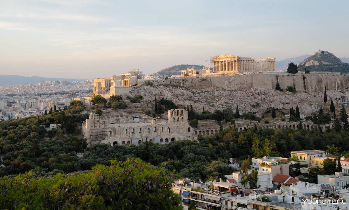 Греция Афины Акрополь и Парфенон