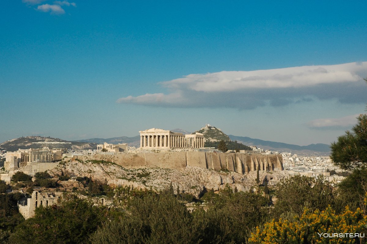 Афинский Акрополь панорама
