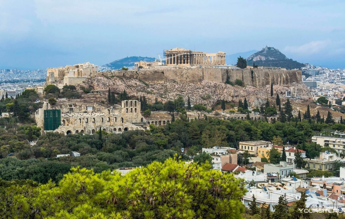 Греция холмы Акрополь
