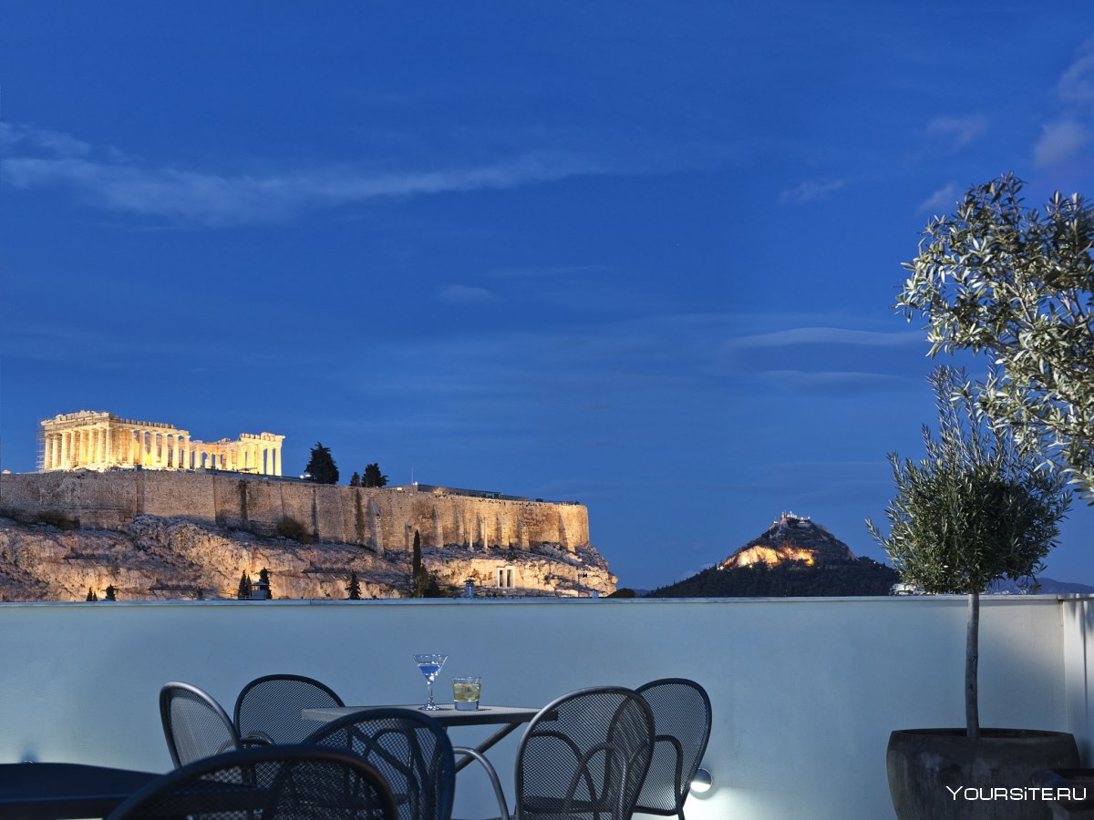 Афинский Акрополь панорама