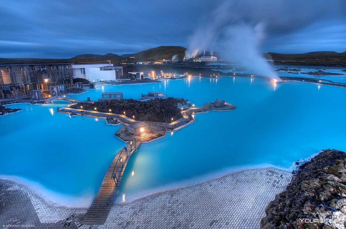 Исландия озеро голубая Лагуна