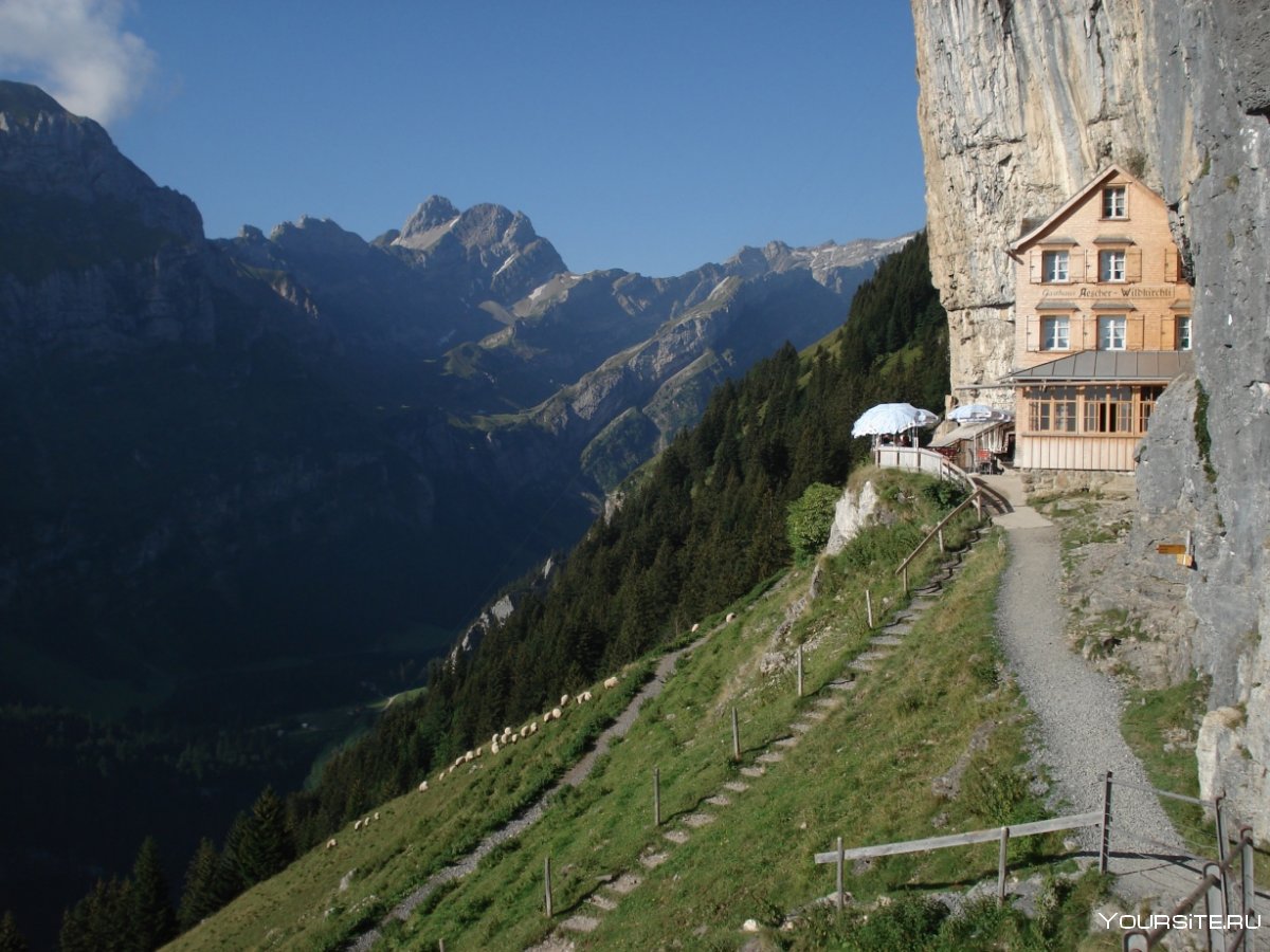 Высокогорный отель Швейцария