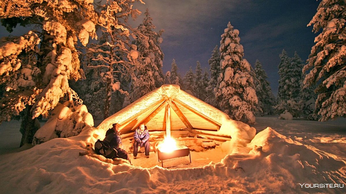 Лааву зимой Финляндия