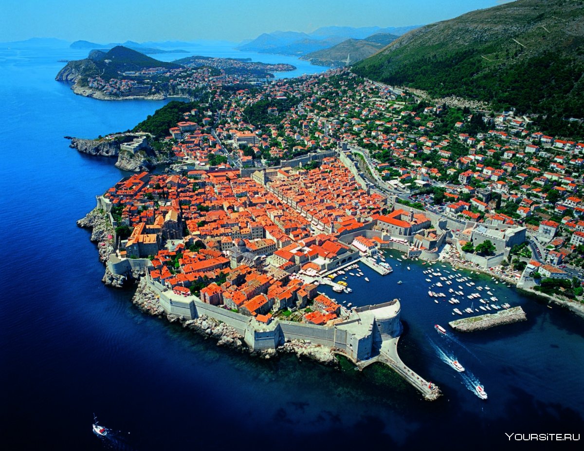 Остров Хвар Хорватия старый город