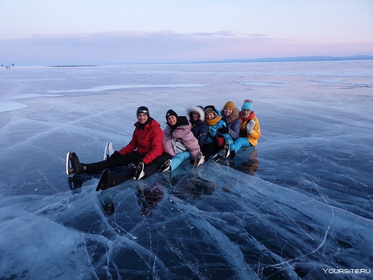 Байкал озеро зимой 2020