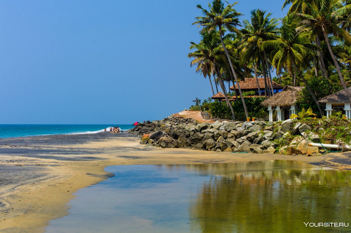 Штат Керала пляж