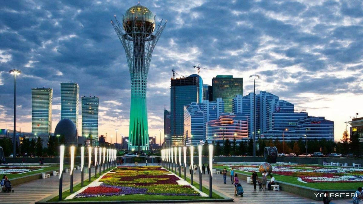Алматы панорама города