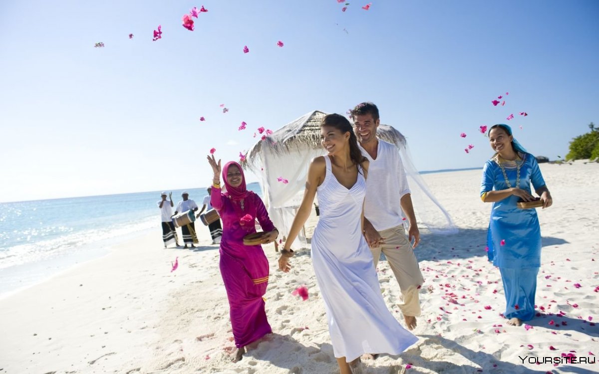 Символическая свадьба на Мальдивах