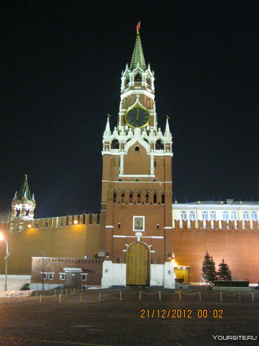 Ворота Спасская башня Московского Кремля