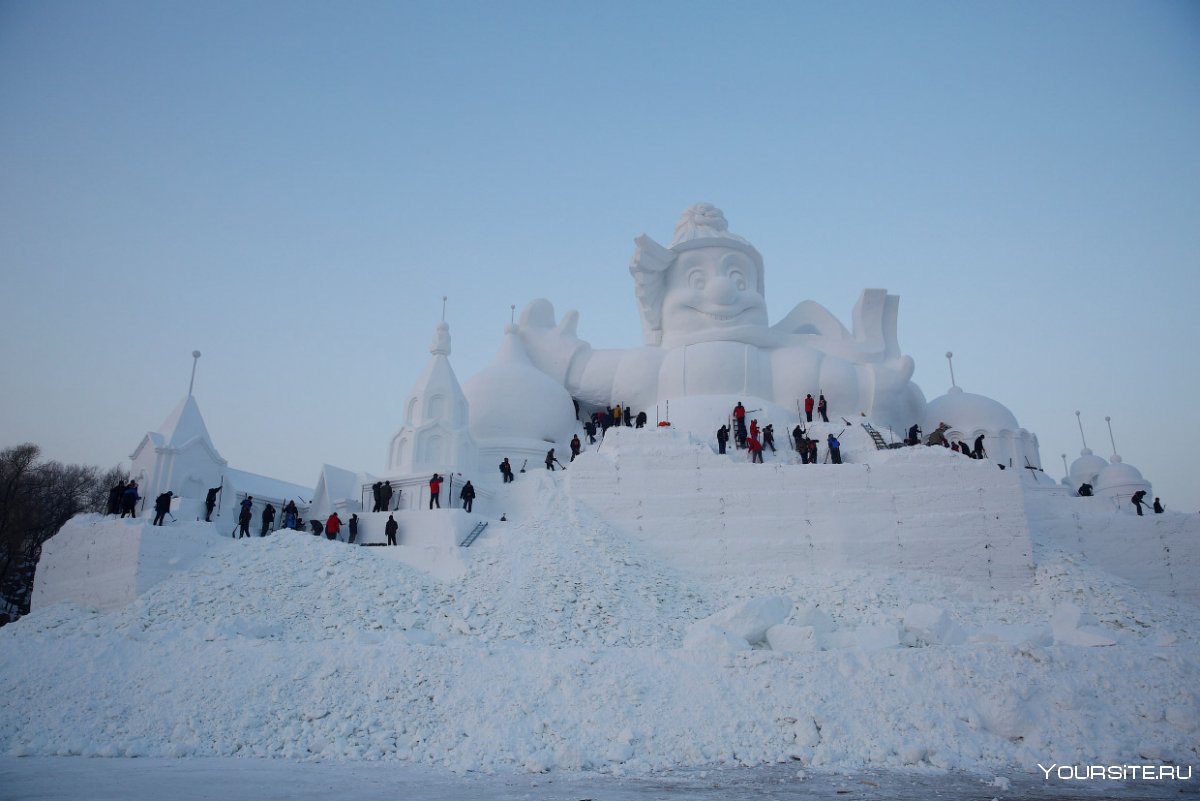 Фестиваль снежных скульптур в Харбине 2017