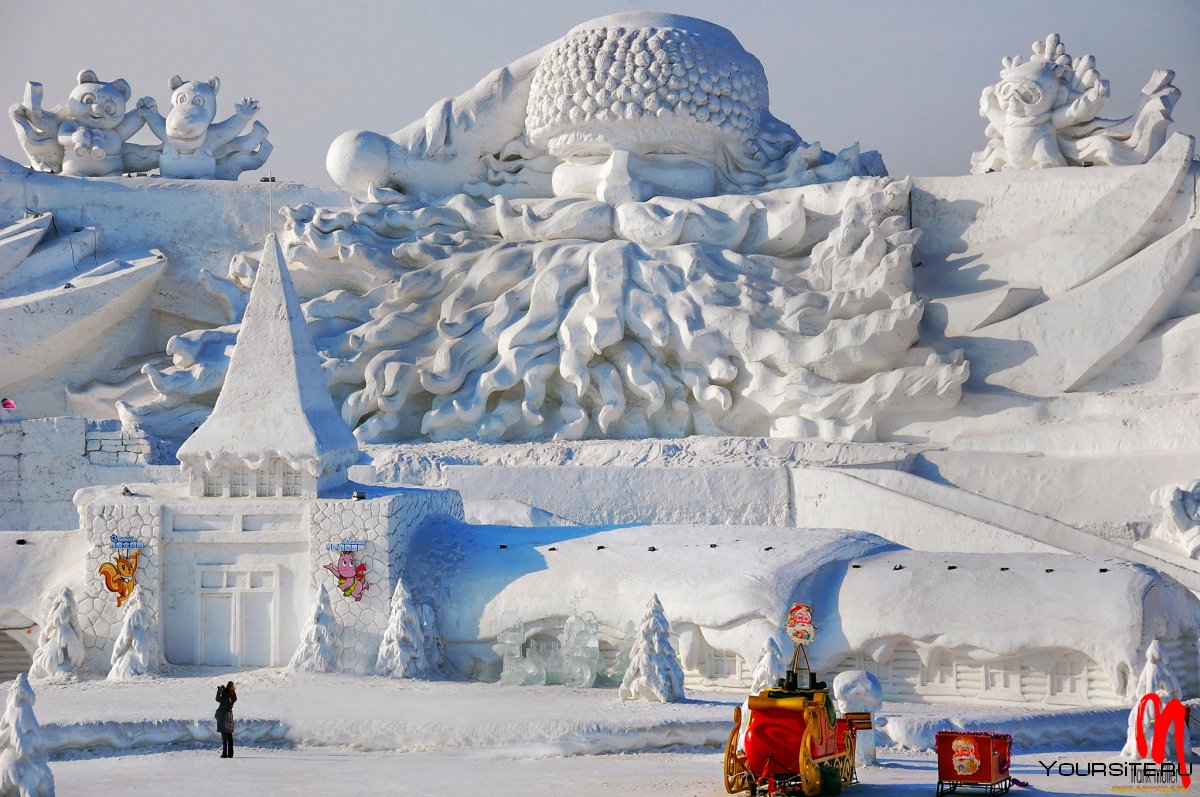 Снежные скульптуры Харбин