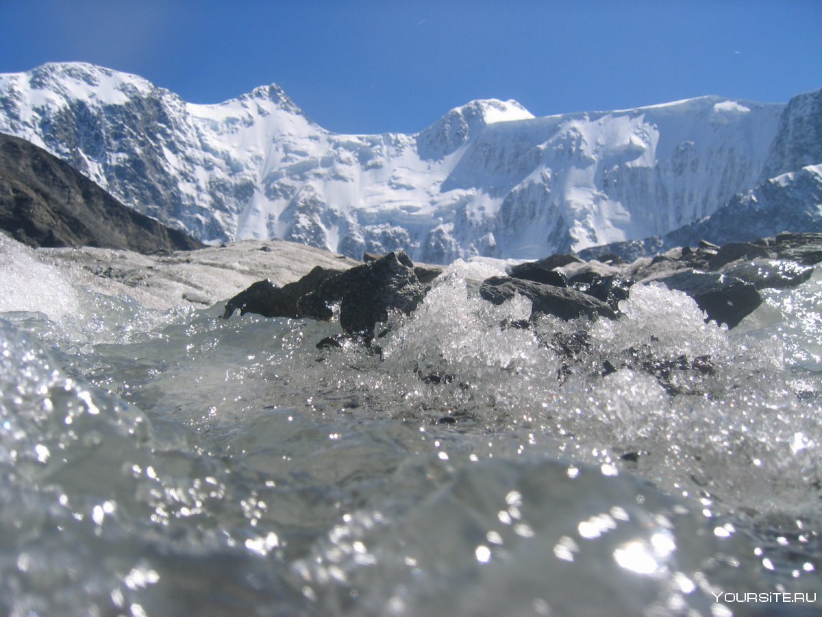 Белуха ледники Белухи горный Алтай