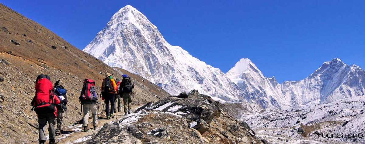 Гималаи Эверест прогулочный маршрут