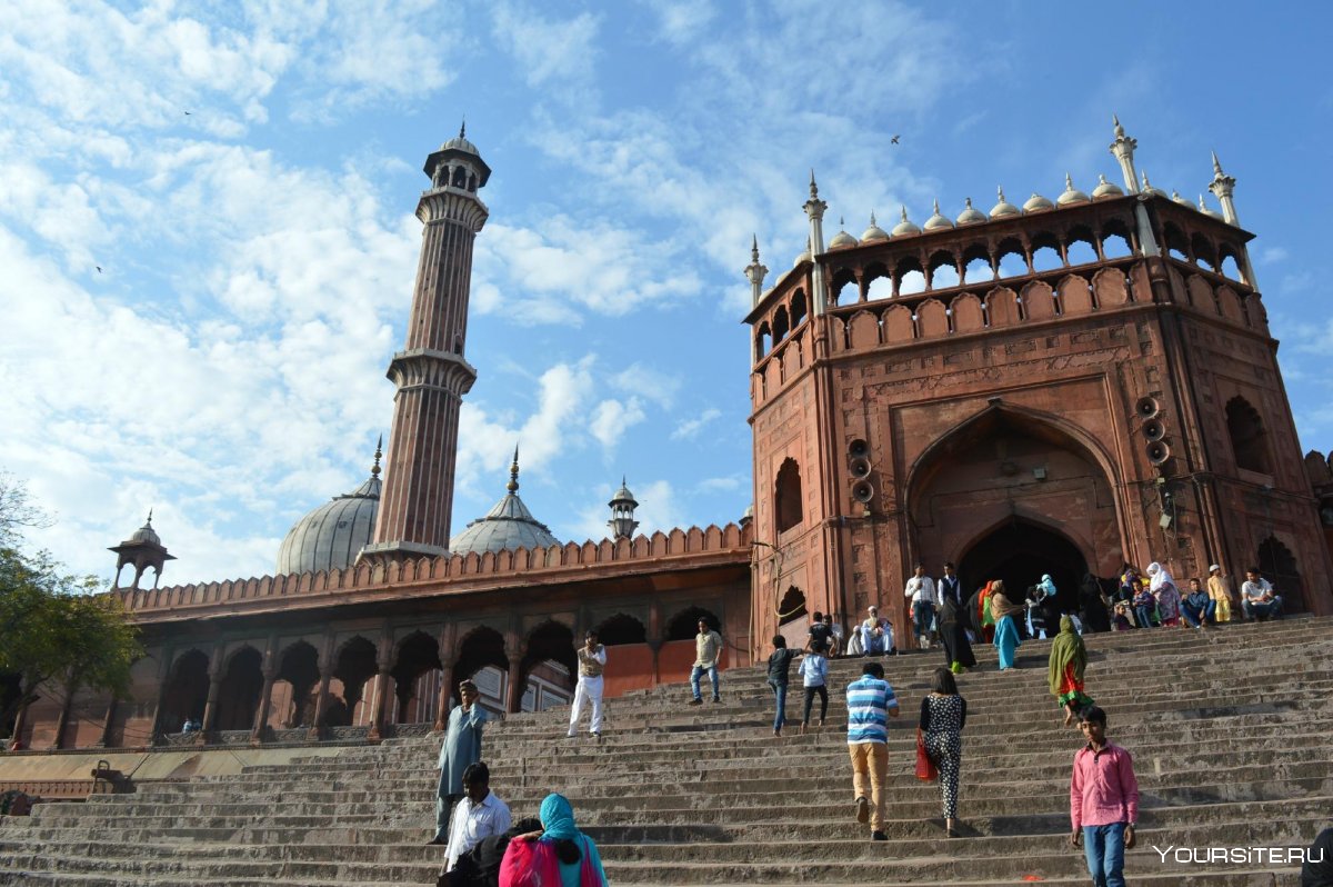Мусульманские храмы в Дели