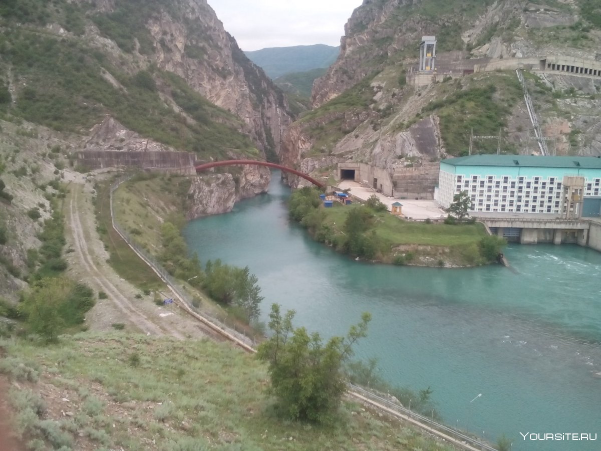 Чиркейская ГЭС В Дагестане
