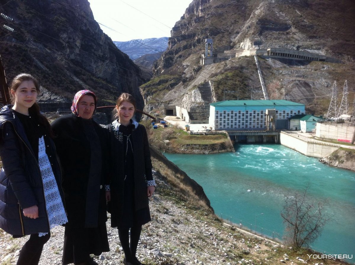 Чиркейская ГЭС И водохранилище