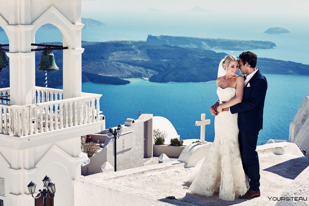 Санторини Греция свадьба