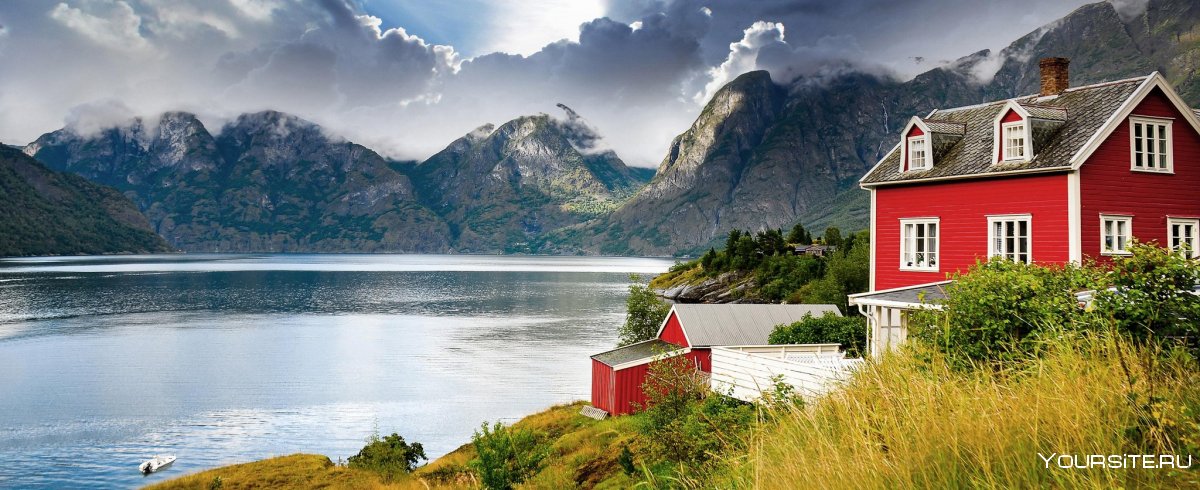 Норвегия Ларвик природа