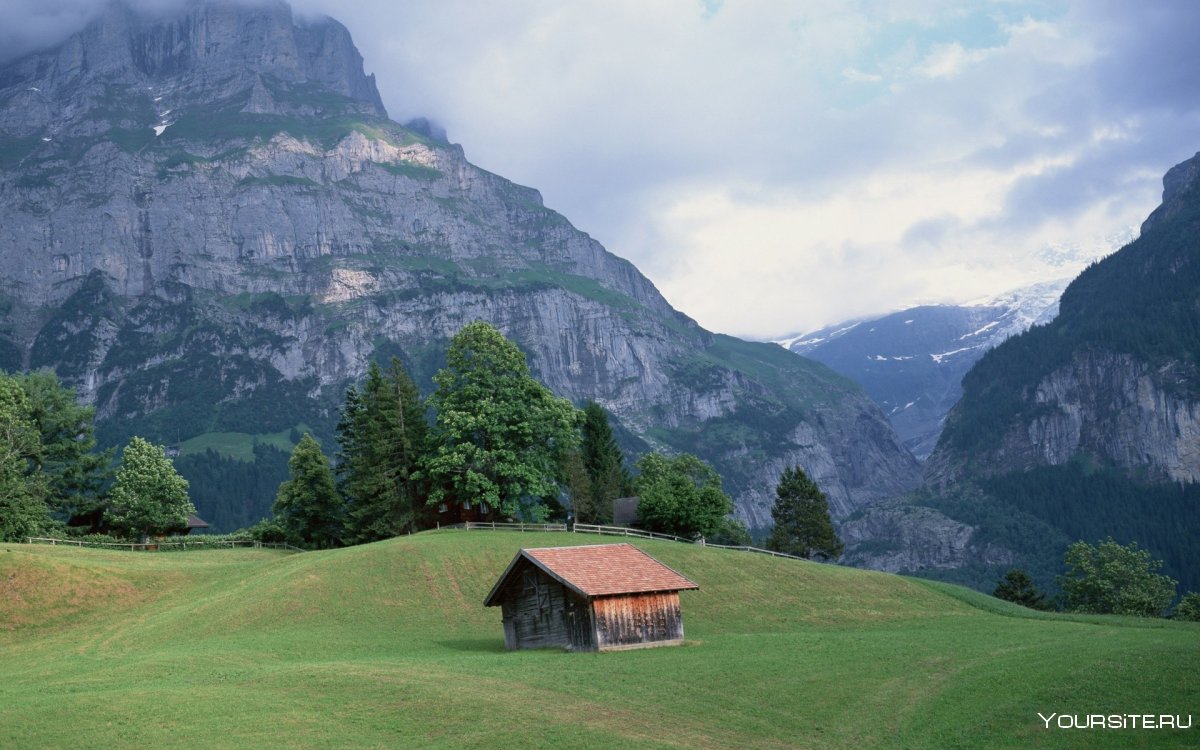 Долина Лаутербруннен Швейцария фото