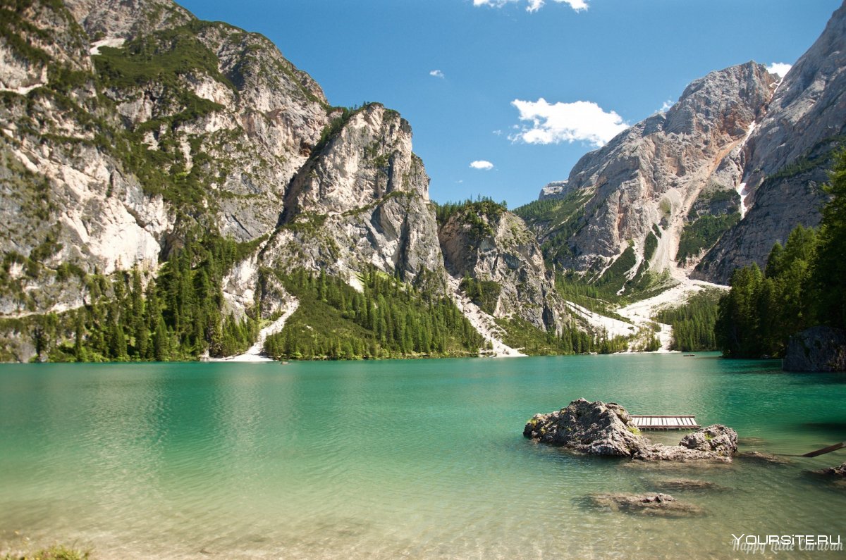 Озеро Брайес Lago di Braies