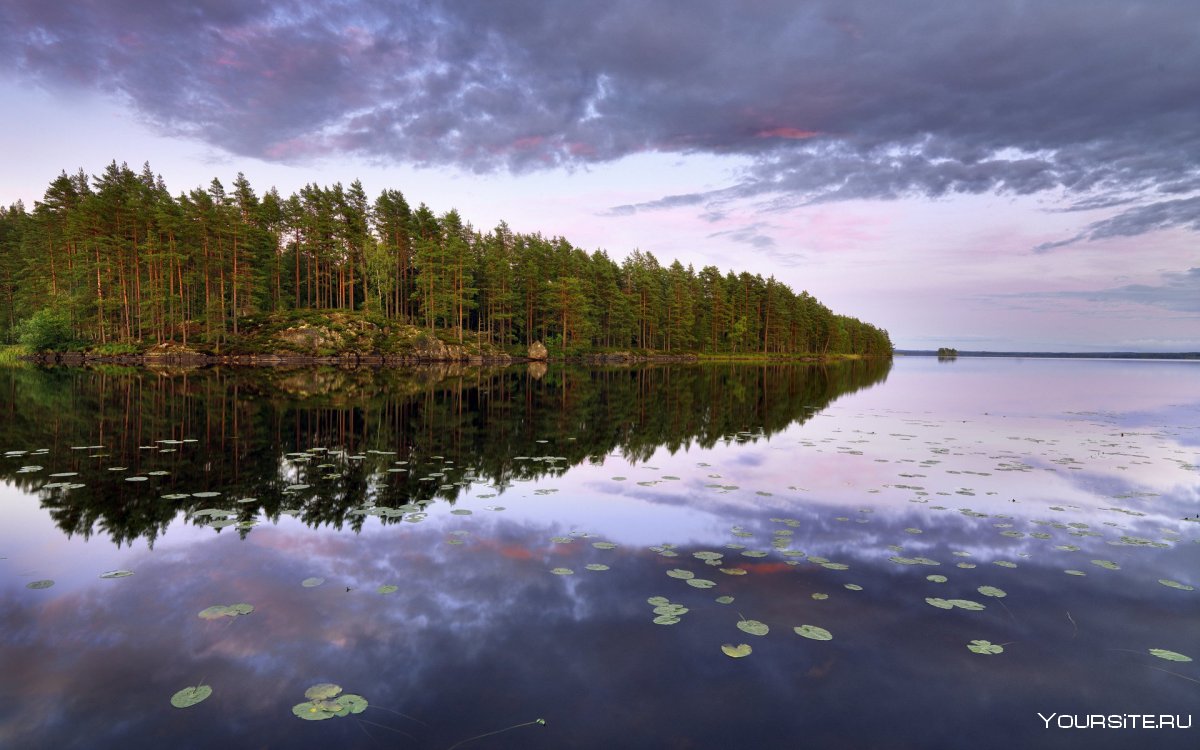 Озеро БОЛЬМЕН Швеция