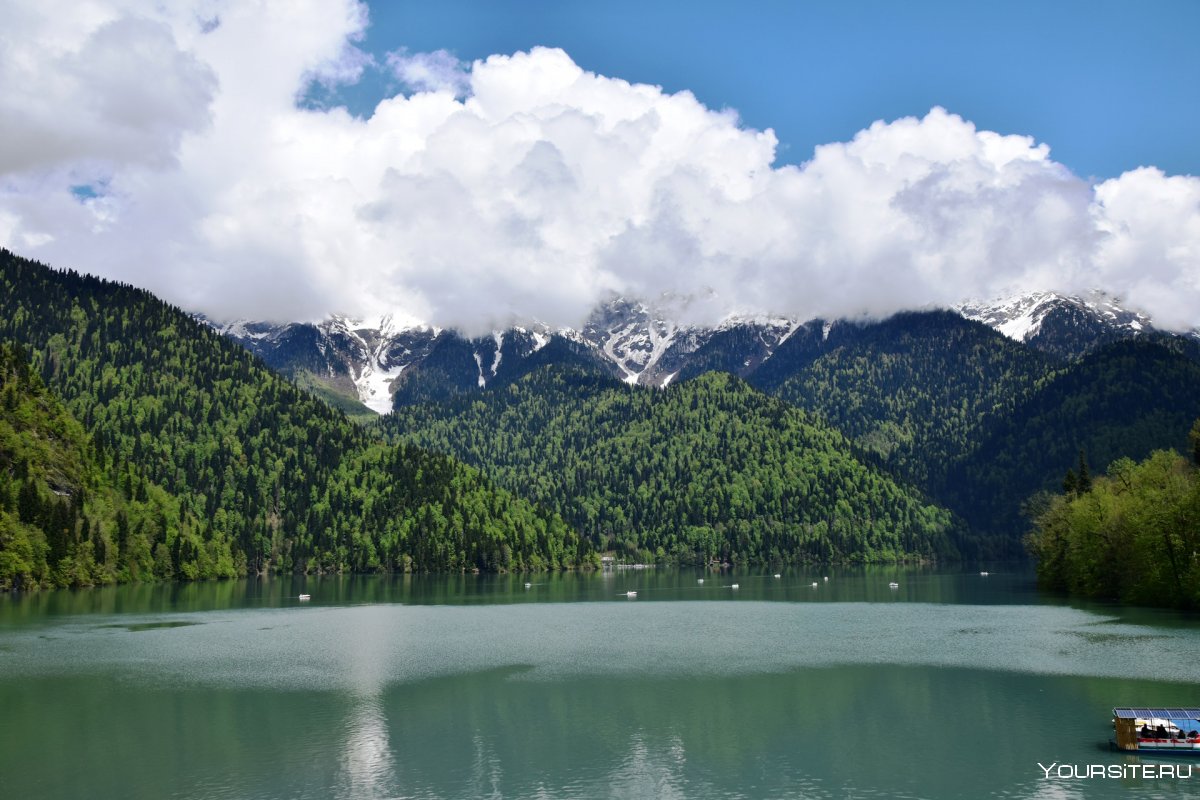 Красоты Абхазии озеро Рица