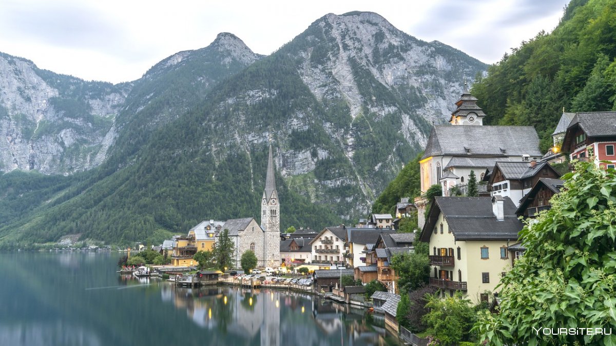 Община в Австрии на берегу озера