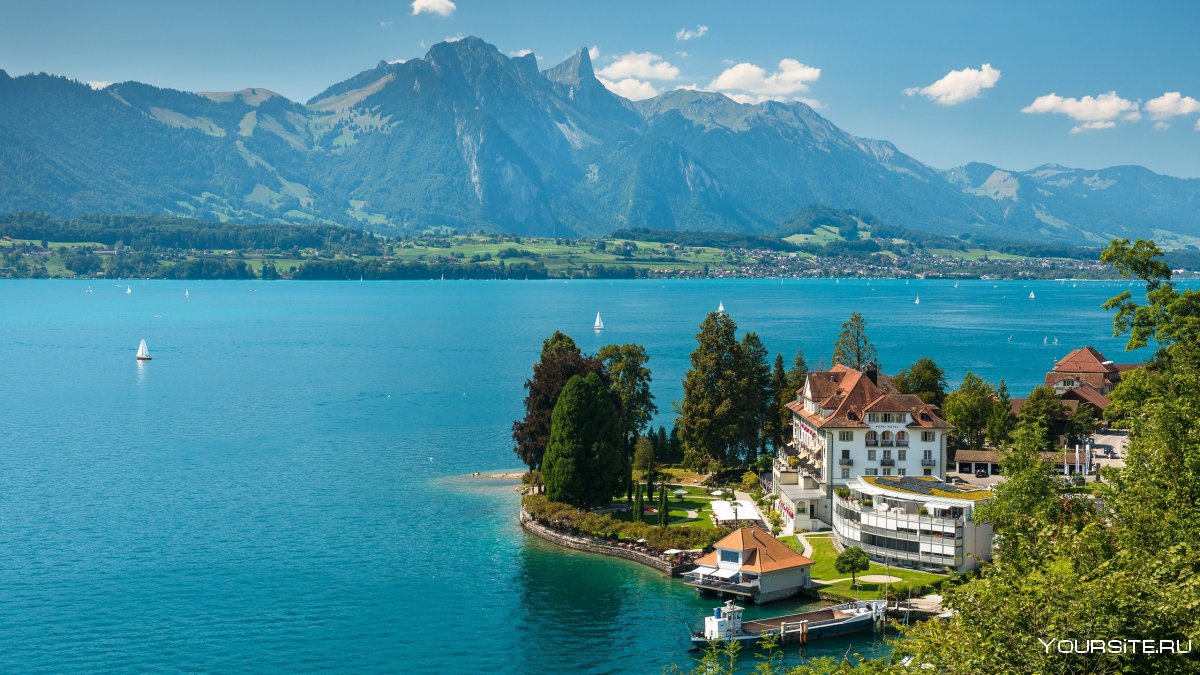 Тунское озеро Швейцария