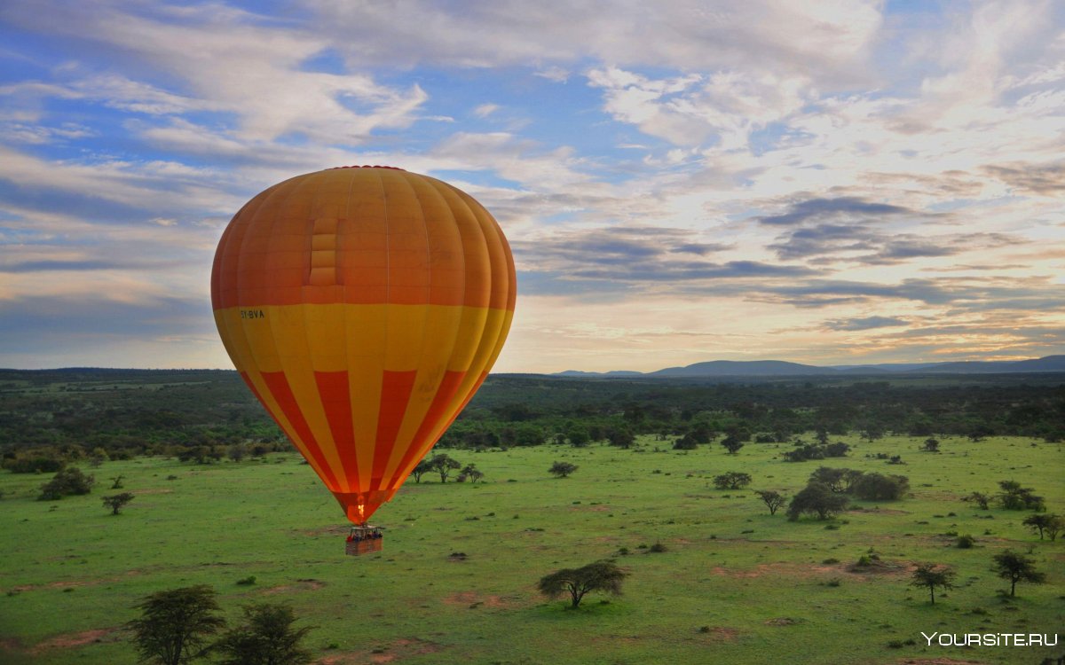 Масаи Мара, Кения полет на шаре