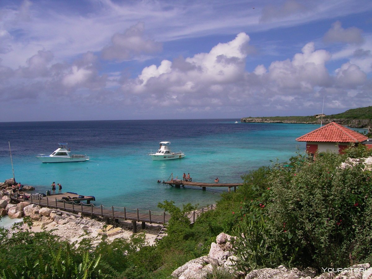 Остров Кюрасао в Карибском море