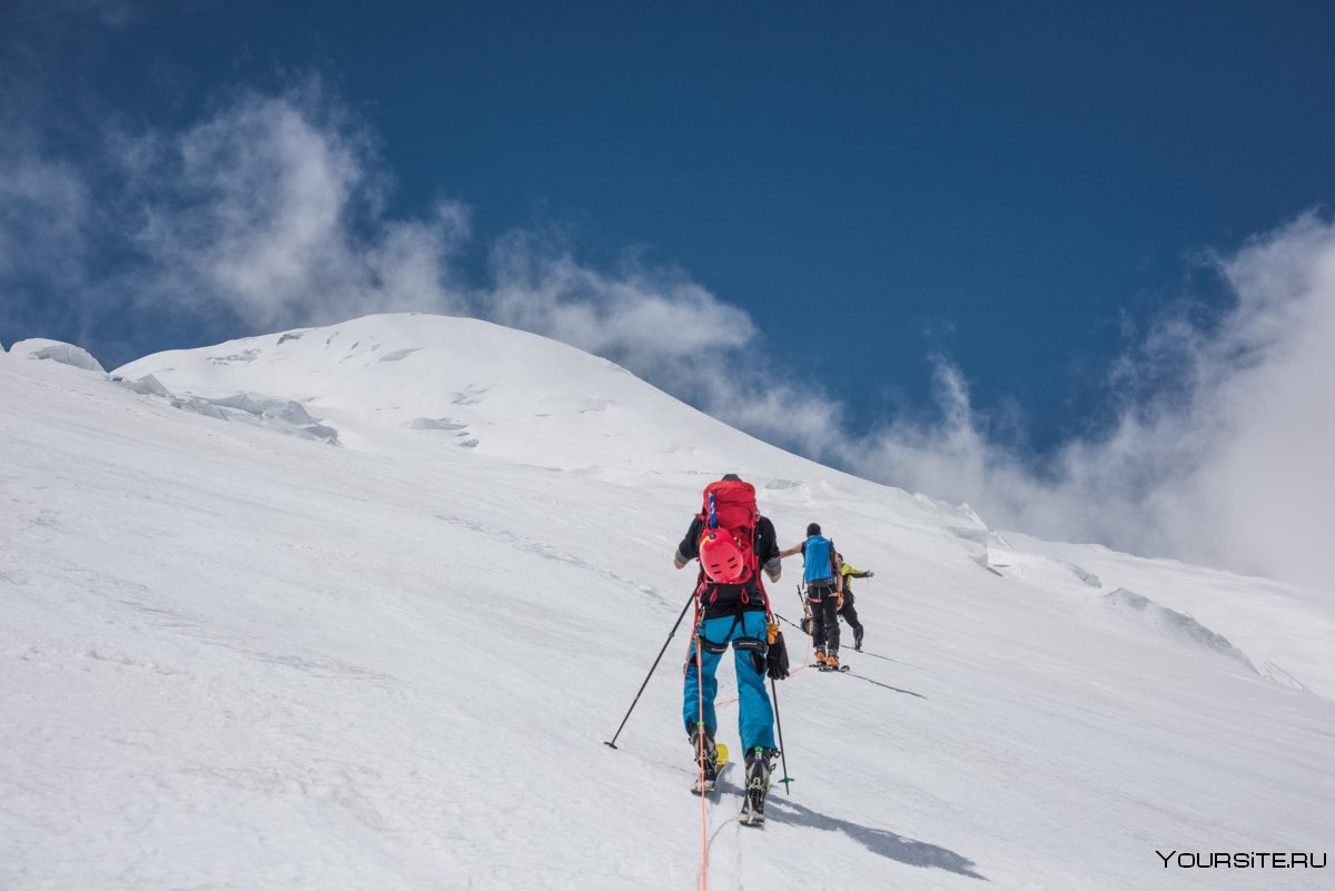 Туризм Эльбрус лед скалы