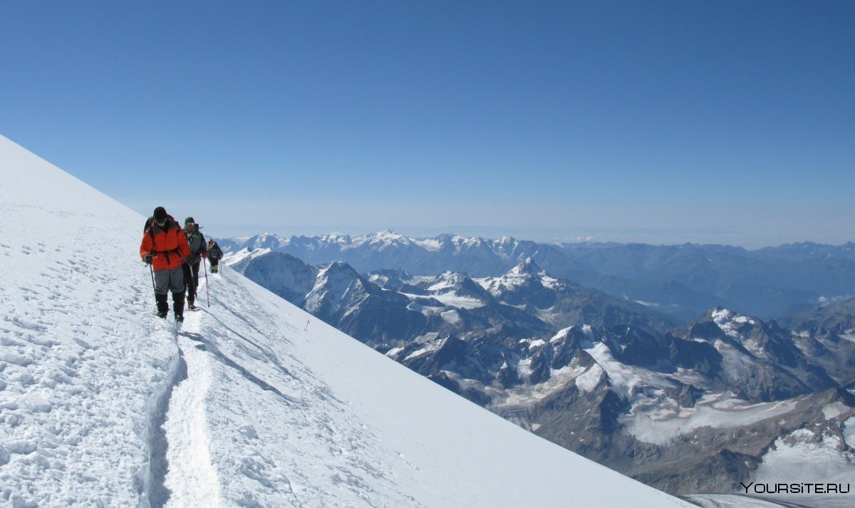 Селфи на вершине Эльбруса