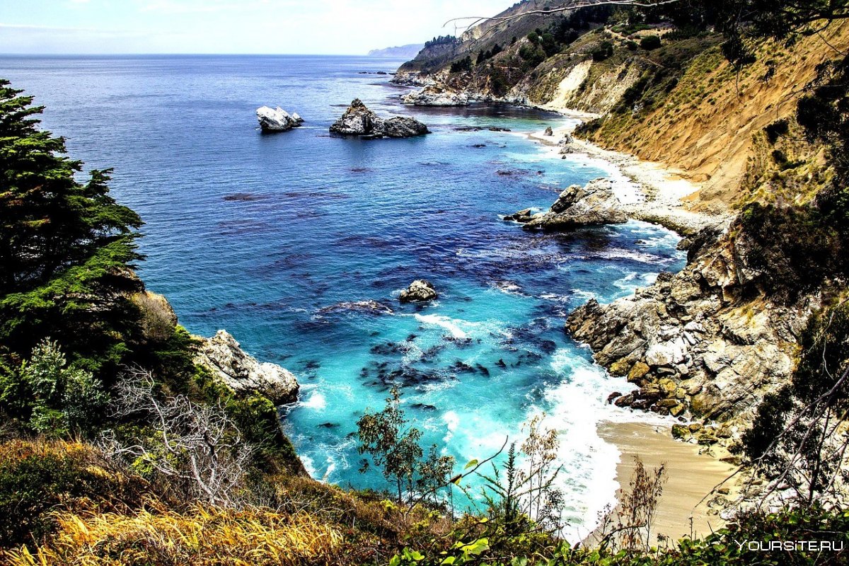 Калифорния водопад MCWAY Falls