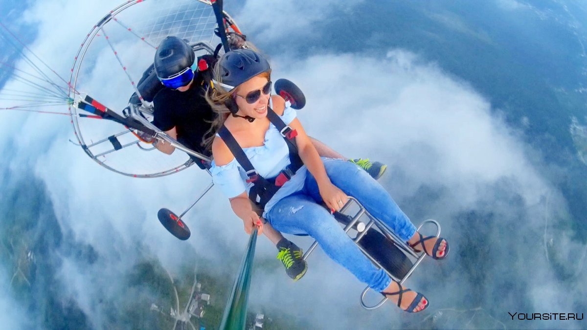 Паратрайк полёт экстрим