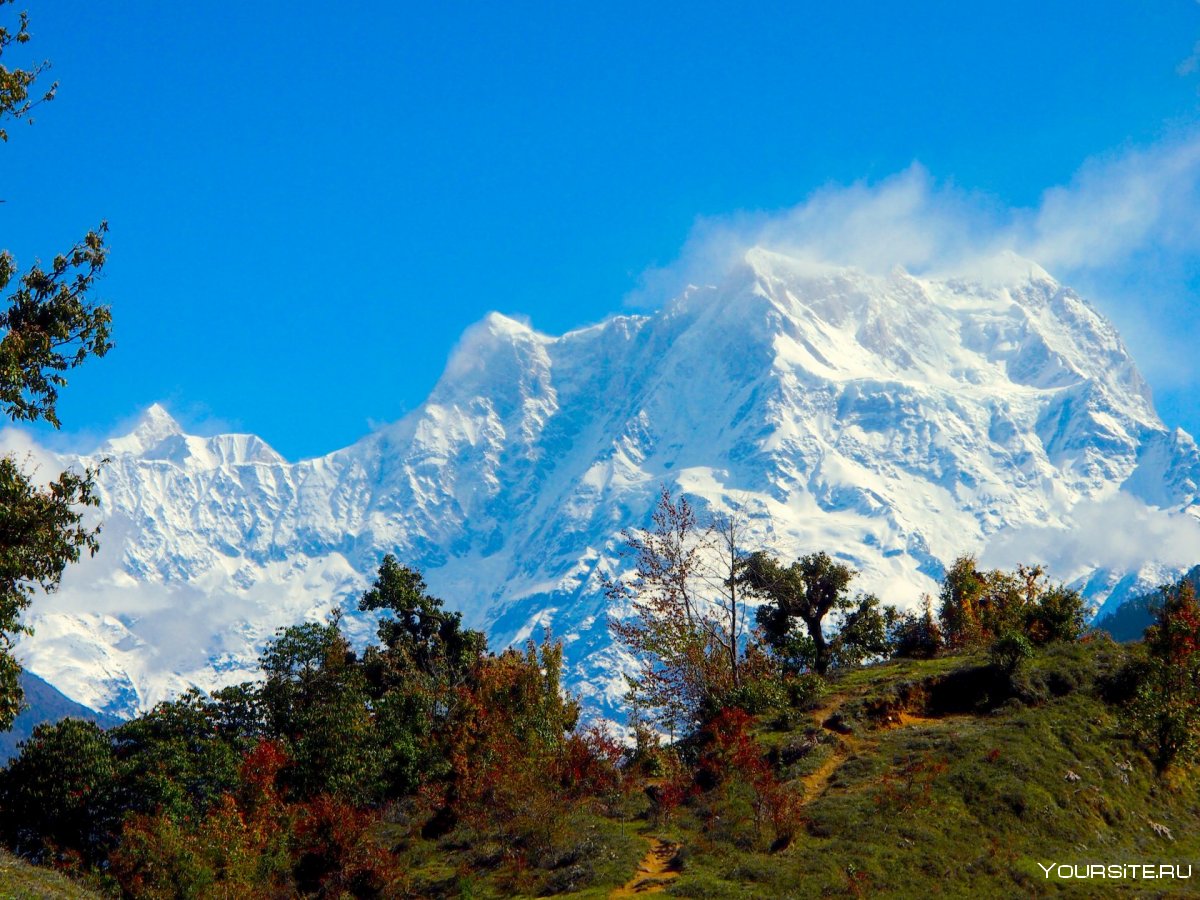 Гималайские горы в Индии