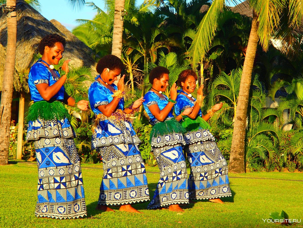 Жители острова Фиджи