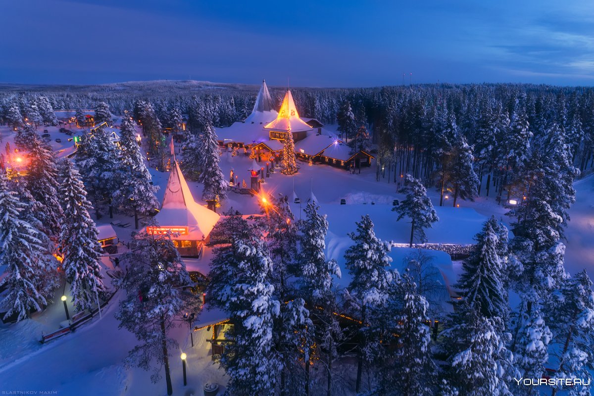 Лапландия Финляндия деревня Санта Клауса