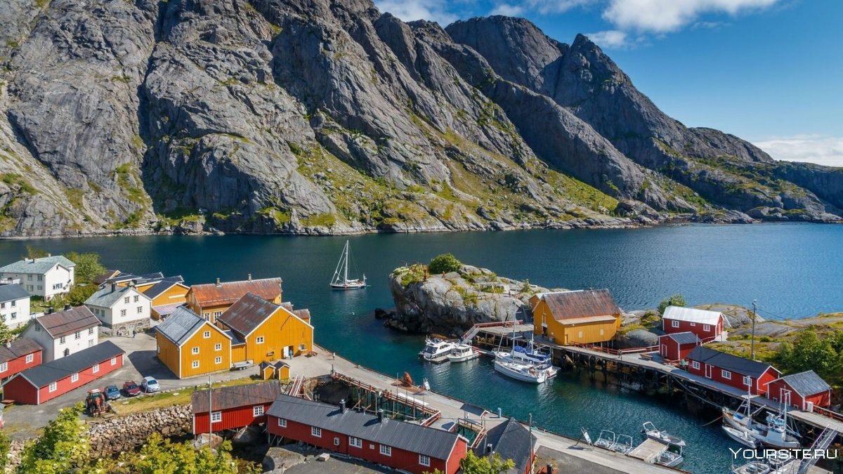 Острова фьорды Норвегии